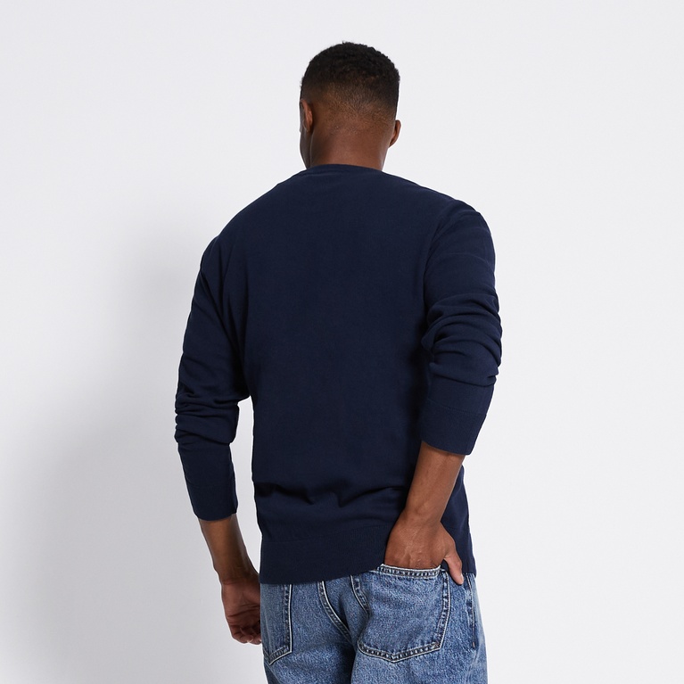 Fine-knit sweater "Ruben" Navy
